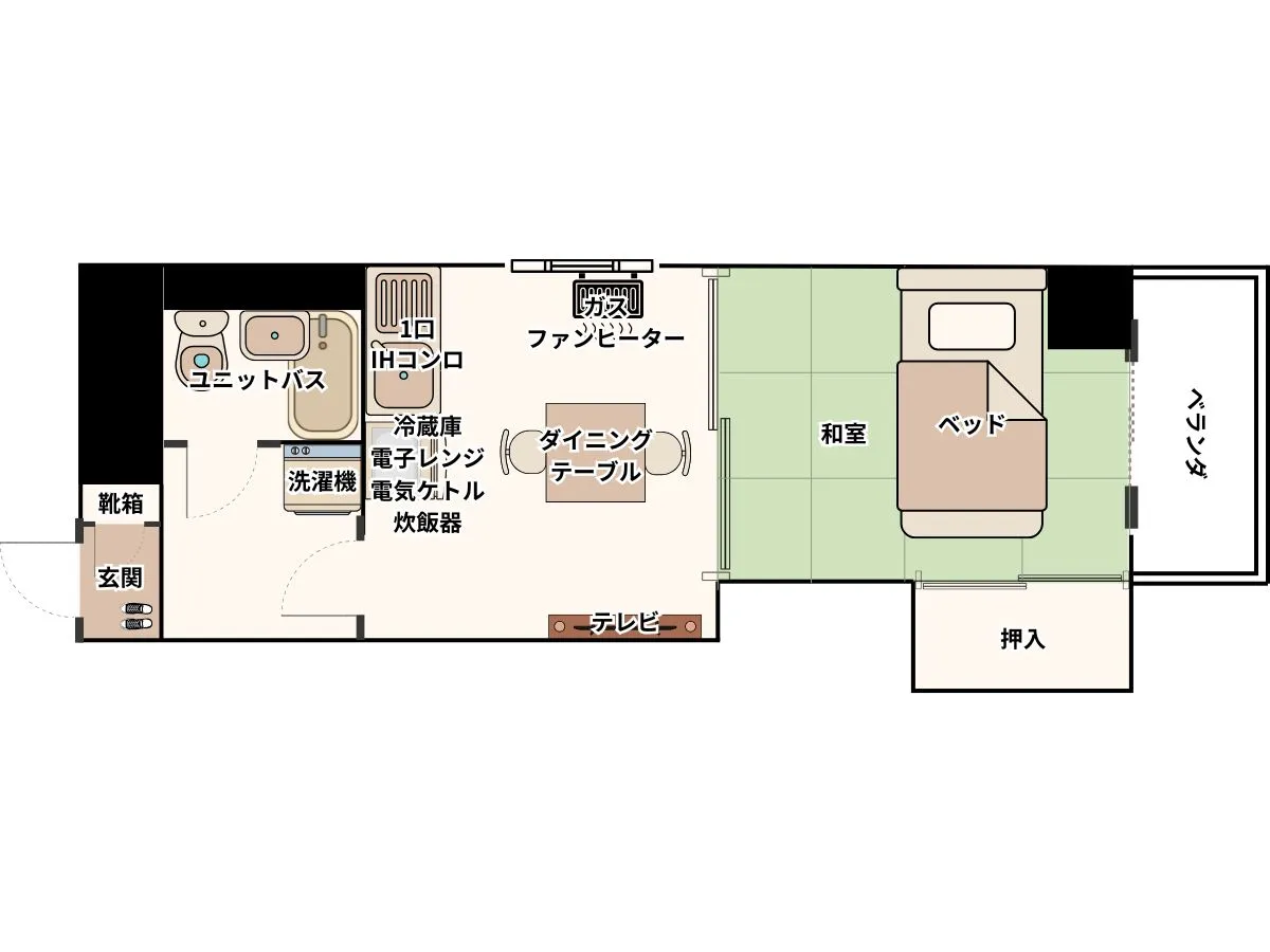 エリアワン札幌大通の間取り写真