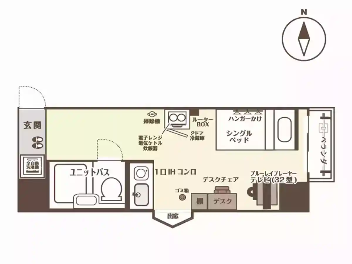 エリアワン和歌山三木町の間取り写真