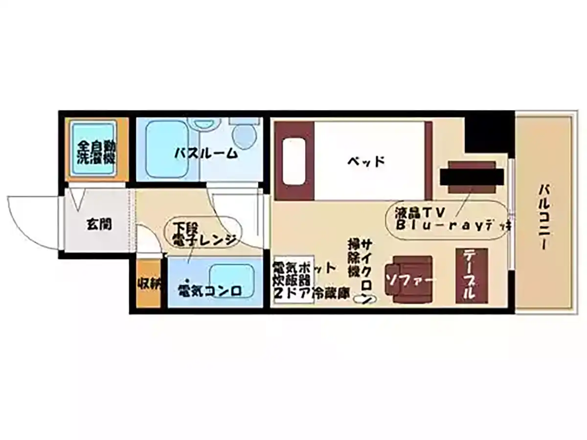 エリアワン呉駅中央の間取り写真